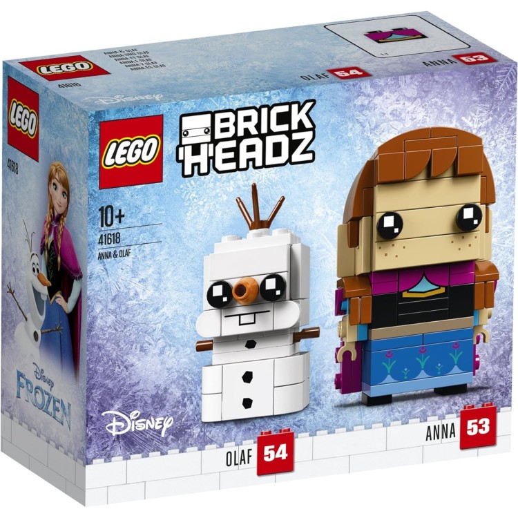 LEGO Brick Headz 54 Olaf & 53 Anna 41618