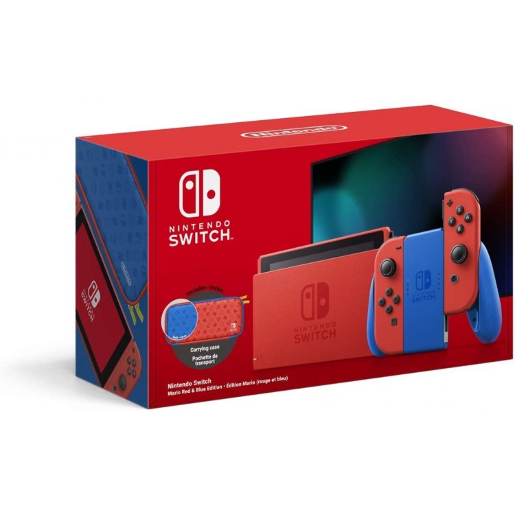 Nintendo Switch Mario Red & Blue Limited Edition 1.1 Console