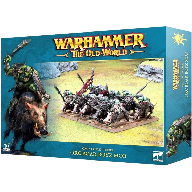 Warhammer The Old World Orc & Goblin Tribes Orc Boar Boyz Mob