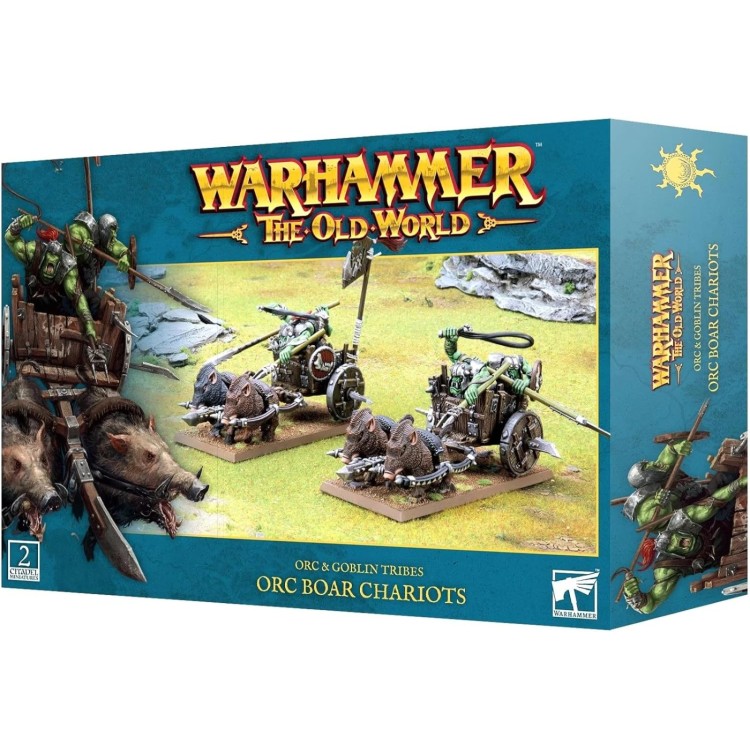 Warhammer The Old World Orc & Goblin Tribes Orc Boar Chariots