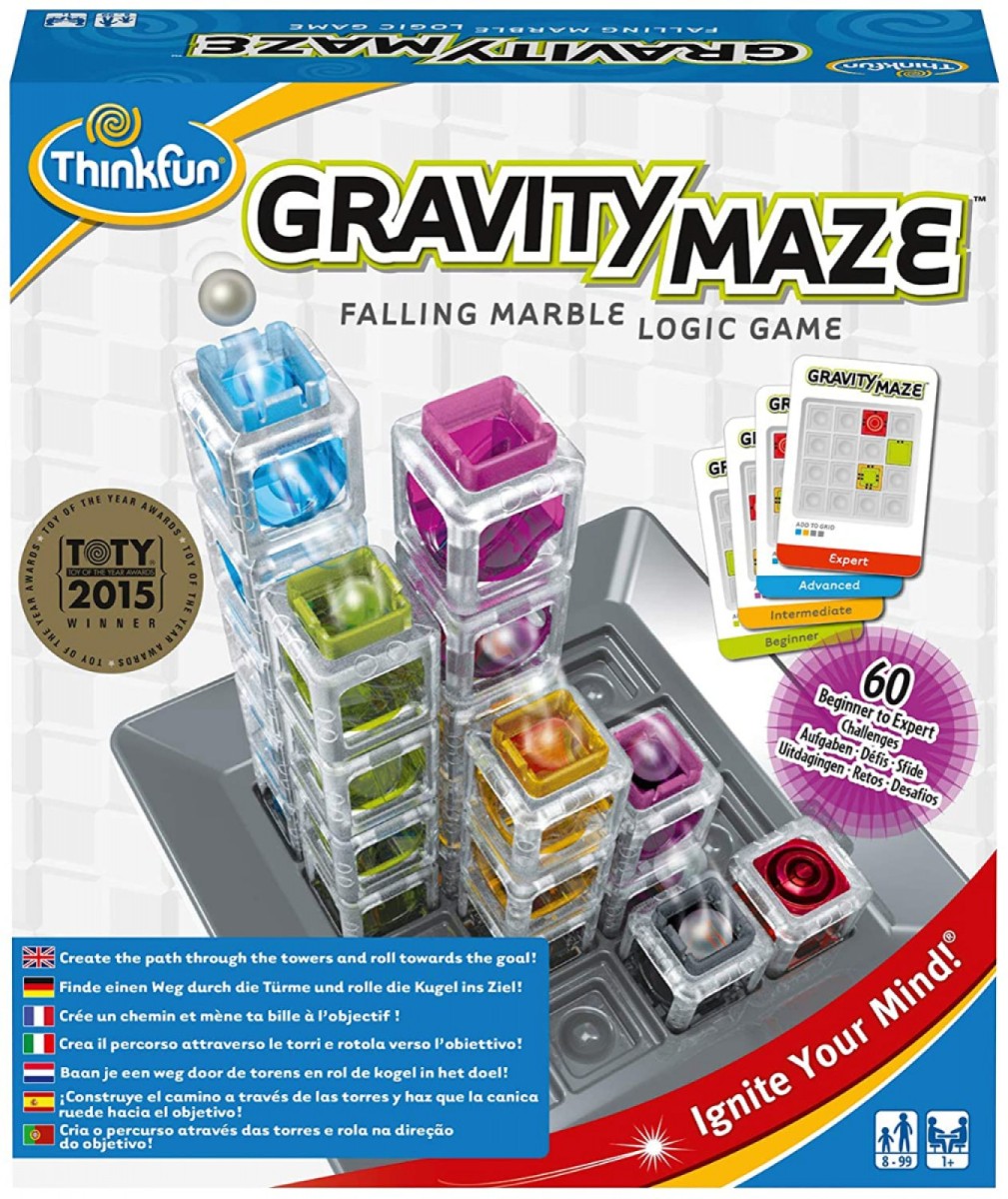 gravity maze marble run logic game