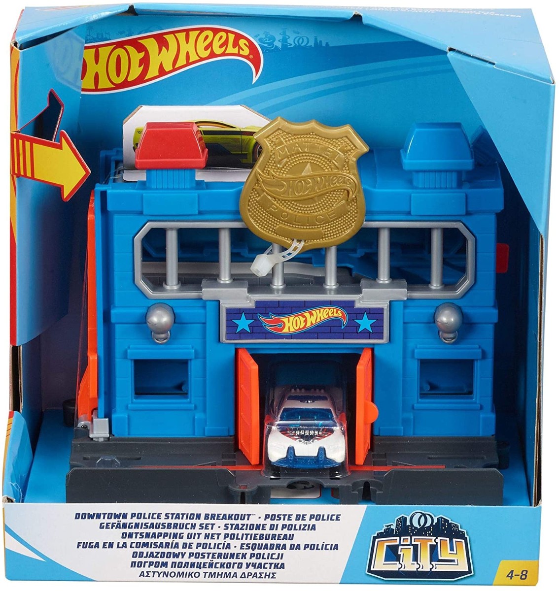 hot wheels city downtown super fuel stop play set