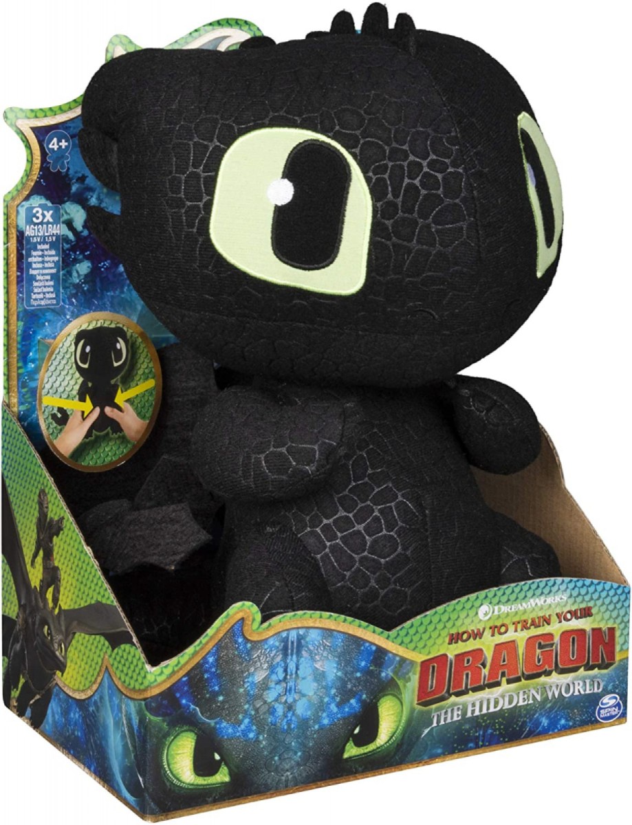 toothless plush dragon
