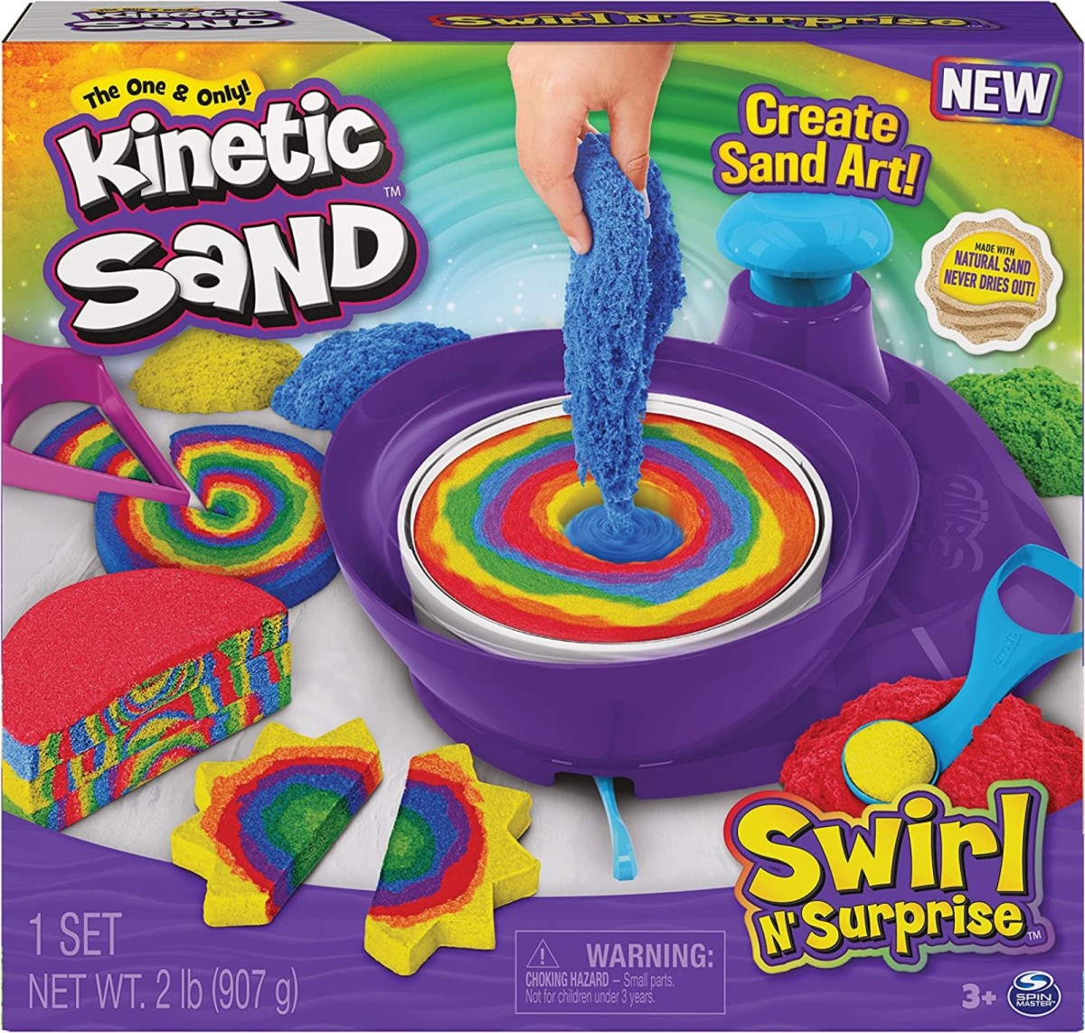 Kinetic Sand Swirl 'N' Surprise - Game On Toymaster Store
