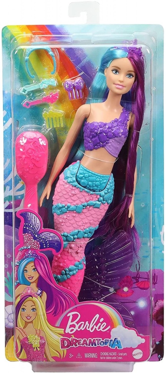 Mattel Barbie Dreamtopia Long Hair Doll - Mermaid GTF39 - Game On Toymaster  Store