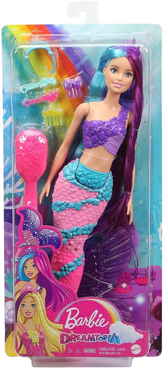 Mattel Barbie Dreamtopia Long Hair Doll - Mermaid GTF39 - Game On Toymaster Store Mattel Barbie Dreamtopia Long Hair Doll - Mermaid GTF39 - Game On Toymaster Store