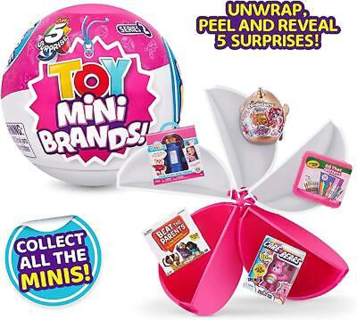 Zuru 5 Surprise Toy Mini Brands Series 2 Game On Toymaster Store