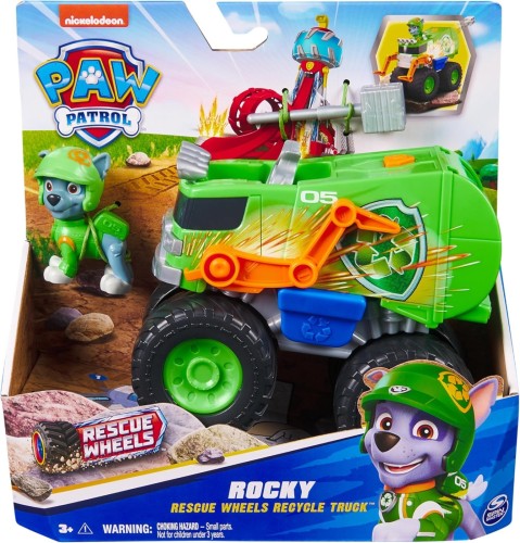 Paw Patrol Rescue Wheels Rocky Recycle Truck Vehicle Game On Toymaster Store