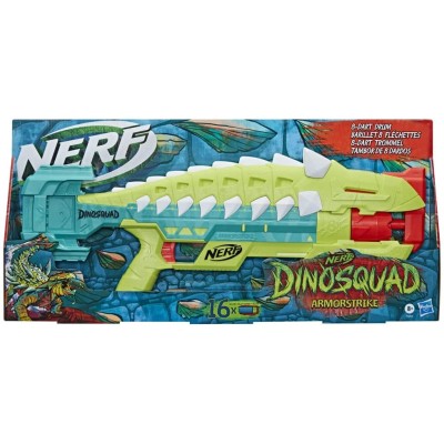 NERF Dinosquad Stegosmash Dart Blaster Ages 8+ Toy Gun Fire Dinosaur Dino  Play