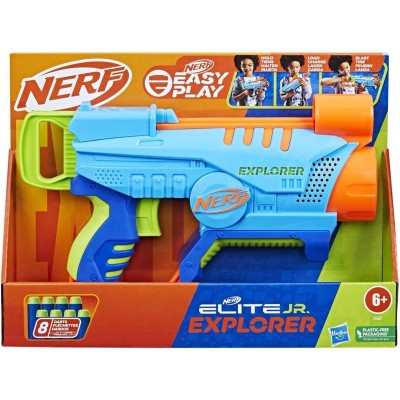 Nerf DinoSquad Armorstrike Dart Blaster, 8-Dart Rotating Drum, Drop Grip,  16 Nerf Elite Darts, Anklyosaurus Dinosaur Design - Nerf