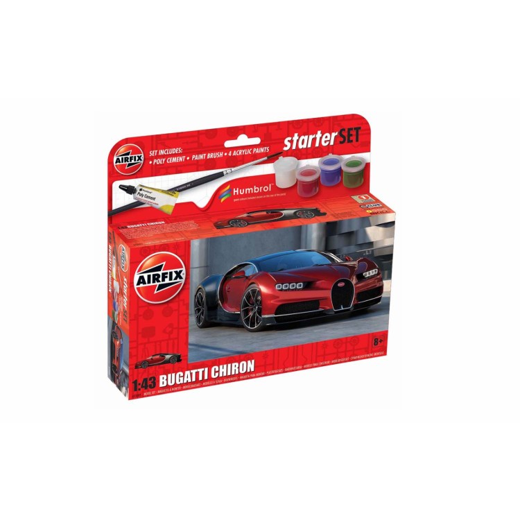 Airfix Bugatti Chiron Starter Set 1:43 A55005