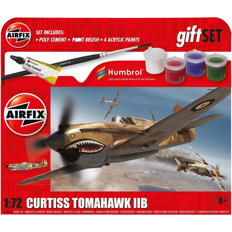 Airfix Curtiss Tomahawk IIB Starter Set 1:72 A55101A