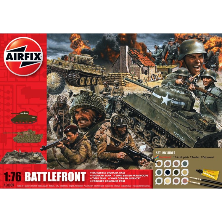Airfix D-Day Battlefront Diorama Gift Set 1:76 A50009A