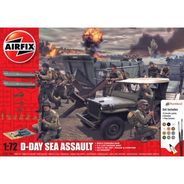 Airfix D-Day Sea Assault Starter Set 1:72 A50156A