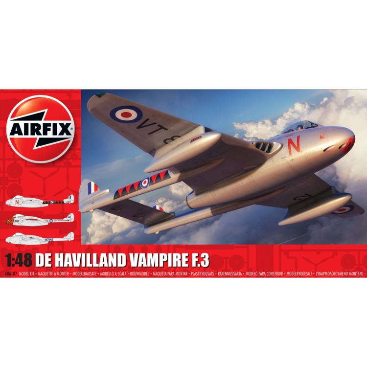 Airfix De Havilland Vampire F.3 1:48 A06107
