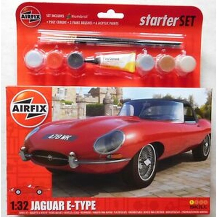 Airfix Jaguar E-Type Starter Set 1:32 A55200