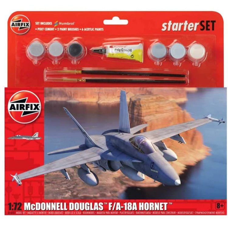 Airfix McDonnell Douglas F/A-18A Hornet Starter 1:72 A55313