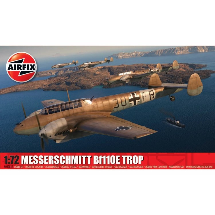 Airfix Messerschmitt Bf110E TROP 1:72 A03081A