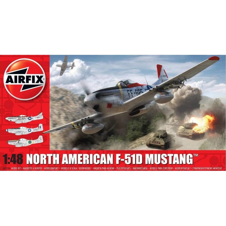 Airfix North American F-51D Mustang 1:48 A05136