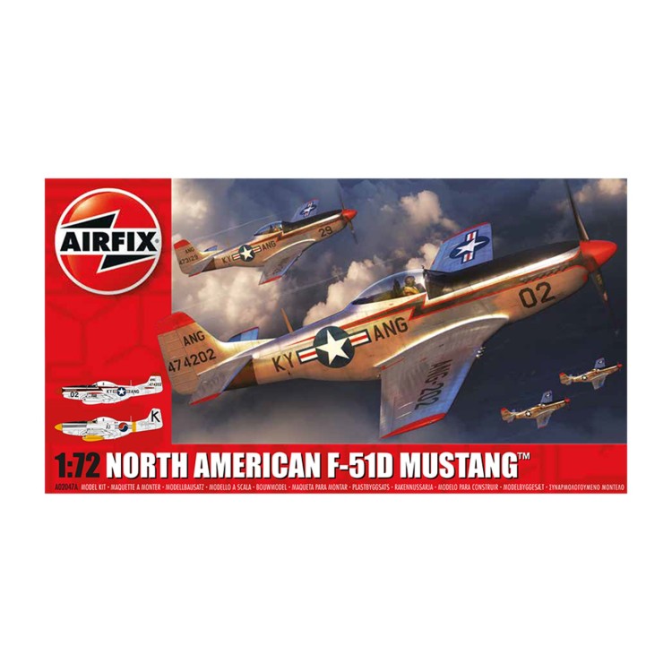 Airfix North American F-51D Mustang 1:72 A02047A