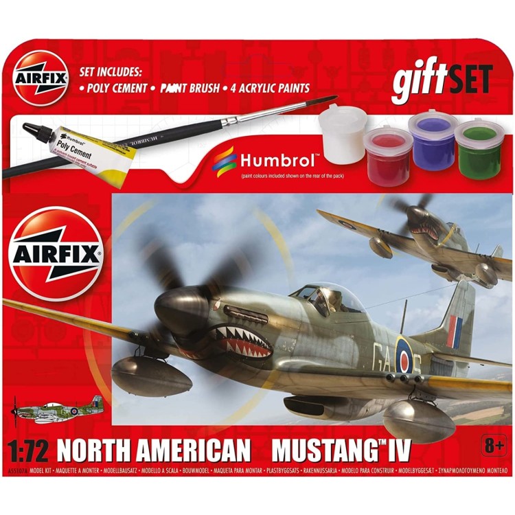 Airfix North American Mustang IV Starter Set 1:72 A55107A
