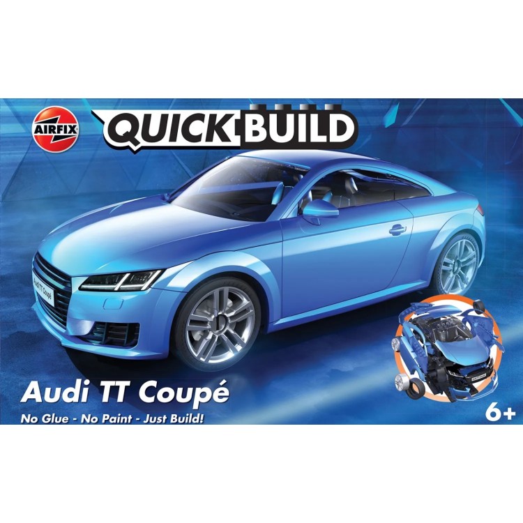 Airfix Quick Build Audi TT Coupe Blue J6054
