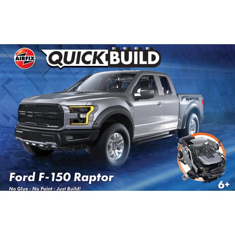 Airfix Quick Build Ford F-150 Raptor Grey J6053