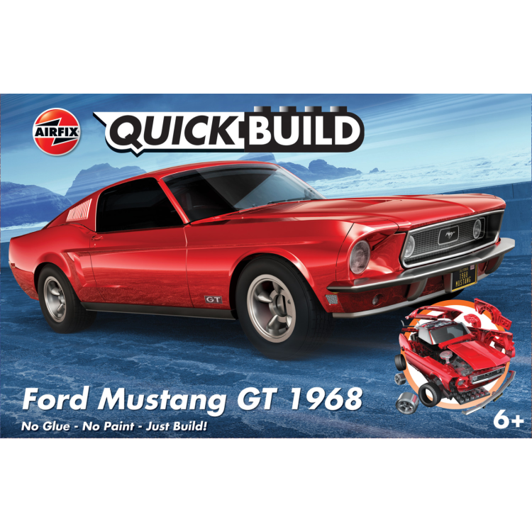 Airfix Quick Build Ford Mustang GT 1968 J6035