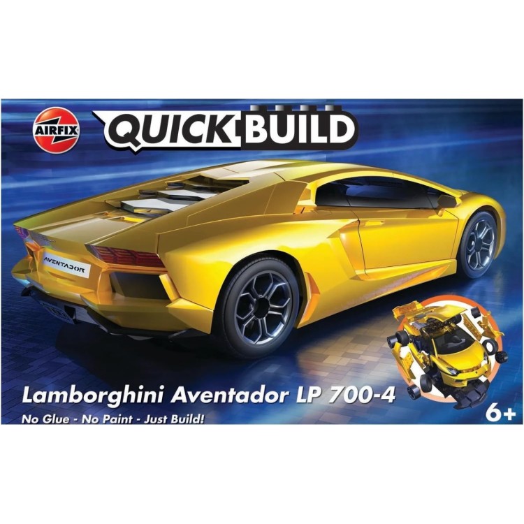 Airfix Quick Build Lamborghini Aventador LP 700-4 (Yellow) J6026