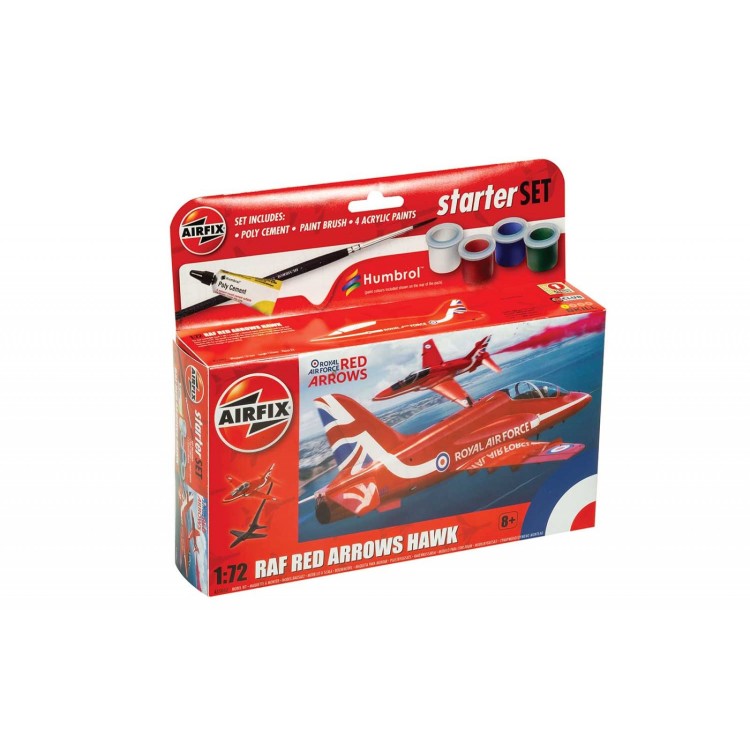 Airfix RAF Red Arrows Hawk Starter Set 1:72 A55002