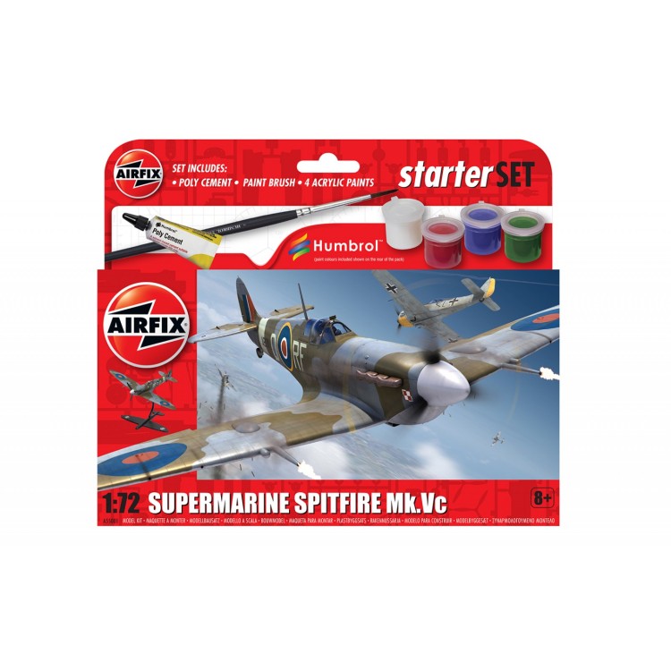 Airfix Supermarine Spitfire Mk.Vc Starter Set 1:72 A55001