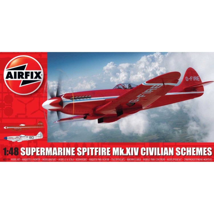 Airfix Supermarine Spitfire Mk.XIV Civilian Schemes 1:48 A05139