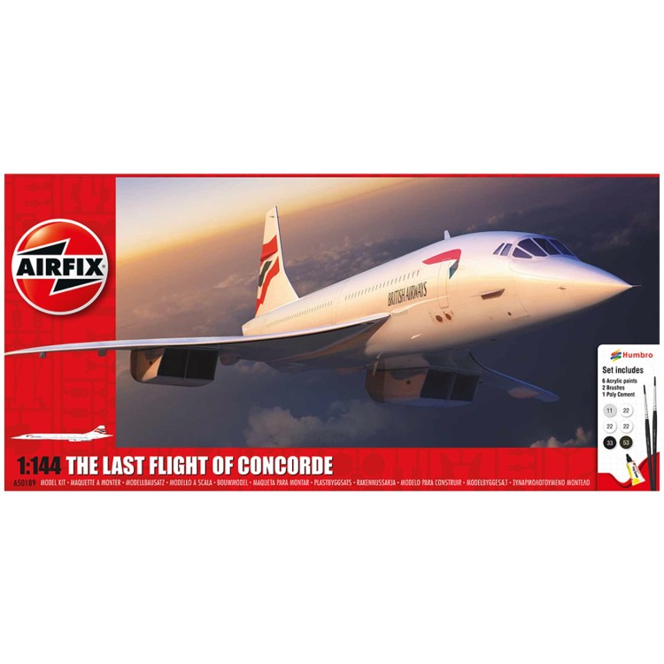 Airfix The Last Flight of Concorde Starter Set 1:144 A50189