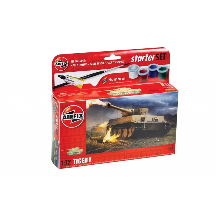 Airfix Tiger I Starter Set 1:72 A55004