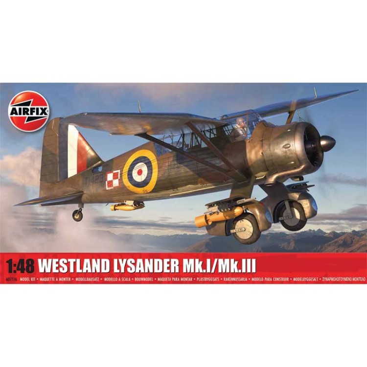 Airfix Westland Lysander Mk.I/Mk.III 1:48 A07116