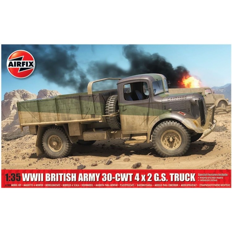 Airfix WWII British Army 30-CWT 4x2 G.S. Truck 1:35 A1380