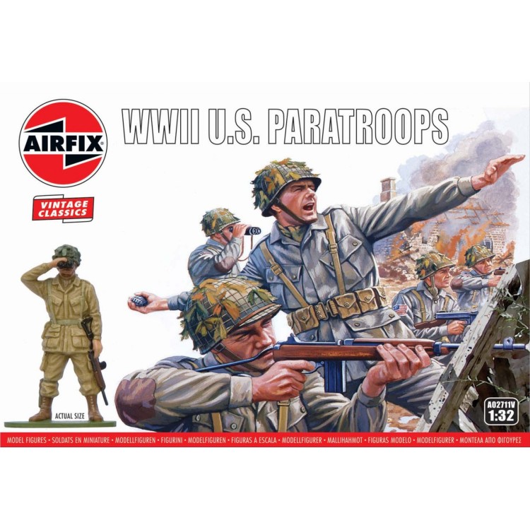 Airfix WWII U.S. Paratroops 1:32 A02711V