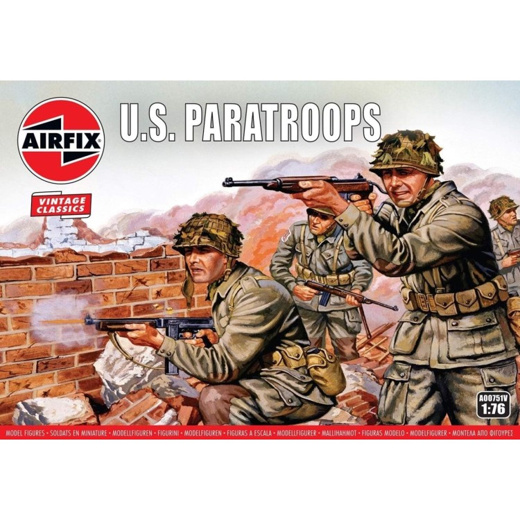 Airfix WWII U.S. Paratroops 1:76 A00751V