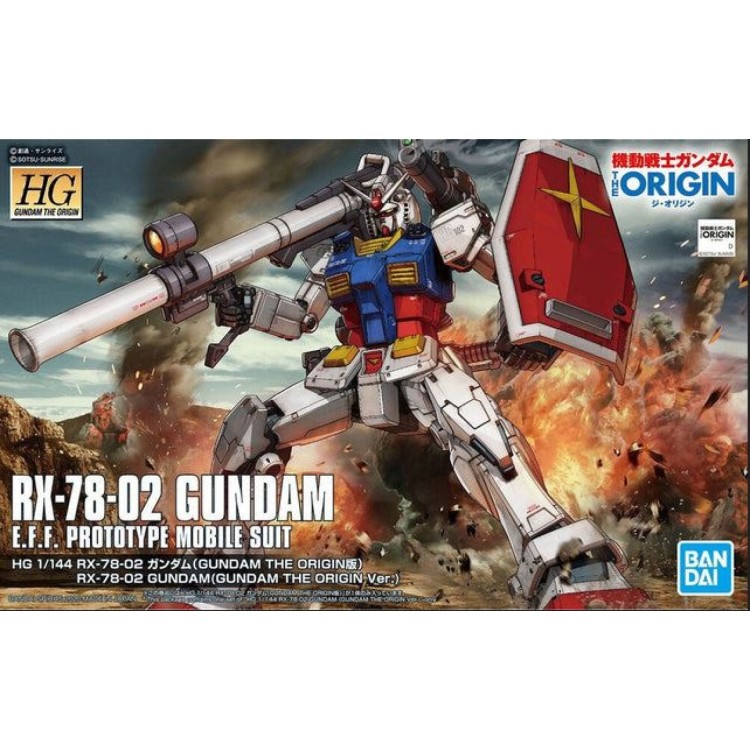 Bandai RX-78-02 Gundam Original 1/144 HG 5058929