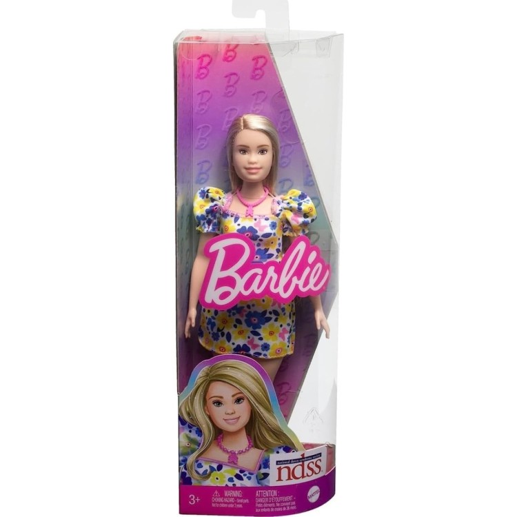 Barbie Doll with Down Syndrome Wearing Floral Dress