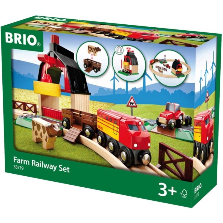 Brio World Farm Railway Set - 33719