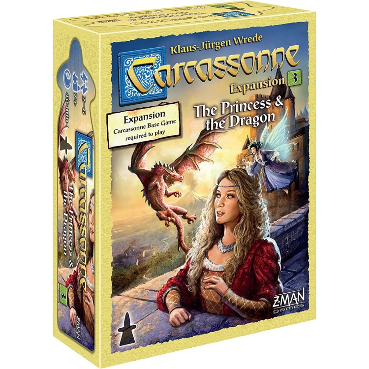 Carcassonne Board Game Expansion 3 The Princess & The Dragon