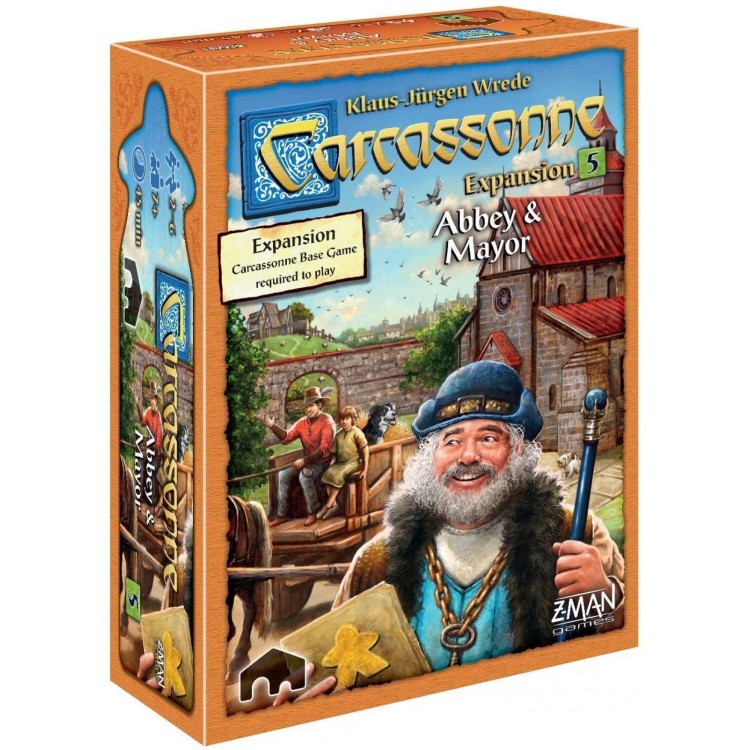 Carcassonne Board Game Expansion 5 - Abbey & Mayor