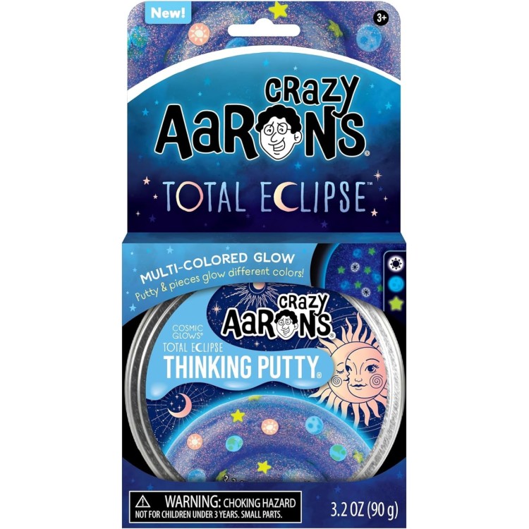 Crazy Aaron's Cosmic Glows Thinking Putty - Total Eclipse