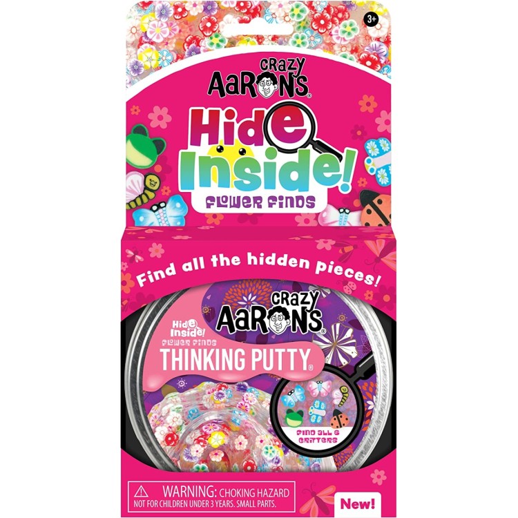 Crazy Aaron's Hide Inside Thinking Putty - Flower Finds