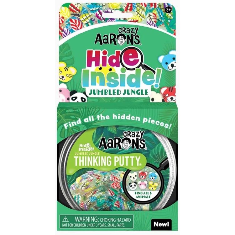 Crazy Aaron's Hide Inside Thinking Putty - Jumbled Jungle