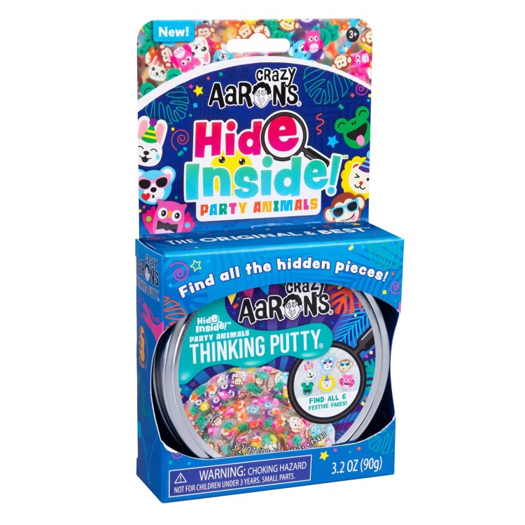 Crazy Aaron's Hide Inside Thinking Putty - Party Animals