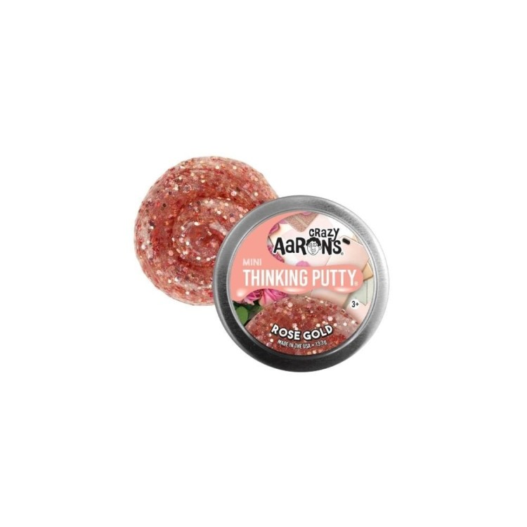 Crazy Aaron's Mini Thinking Putty - Rose Gold