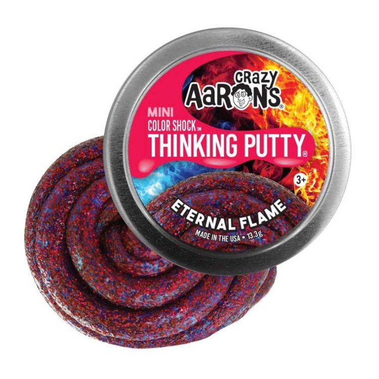 Crazy Aaron's Mini Color Shock Thinking Putty - Eternal Flame