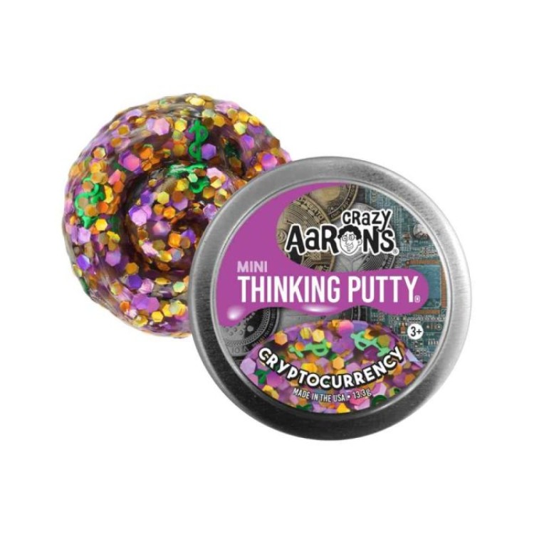 Crazy Aaron's Mini Thinking Putty - Crypto Currency